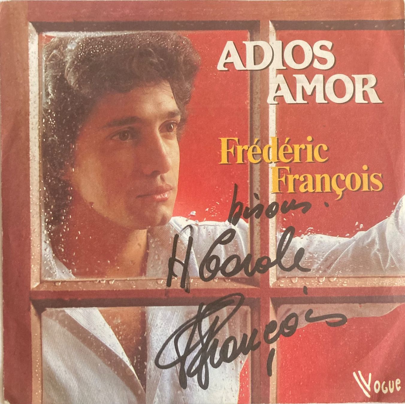 Dischi in vinile: FRÉDÉRIC FRANÇOIS - ADIOS AMOR – Usato da Poliez-Pittet venduto da Newtown-Records