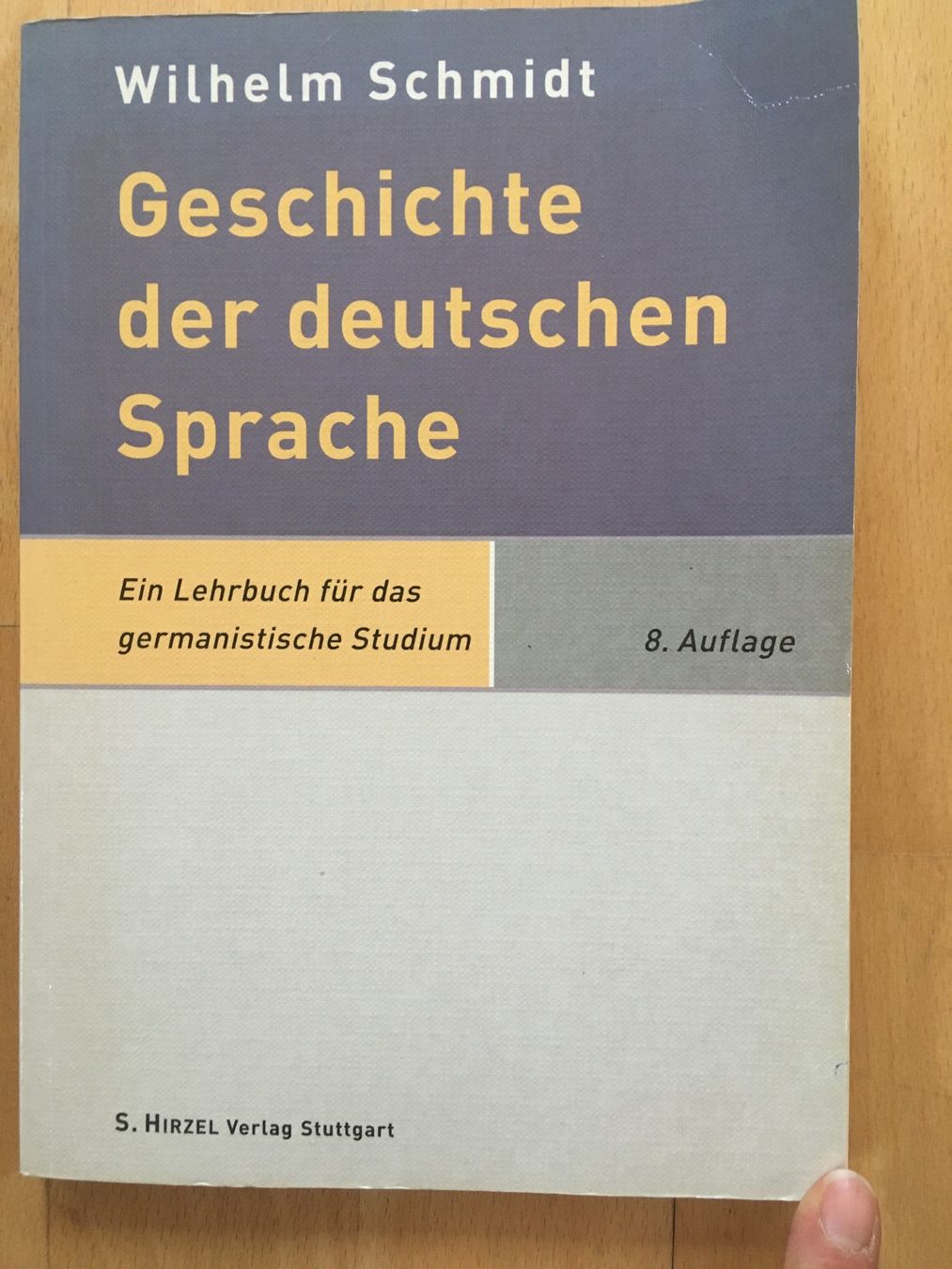 Libri: Geschichte der deutschen Sprache, Wilhelm Schmidt – Usato da Zürich venduto da mignonmignon