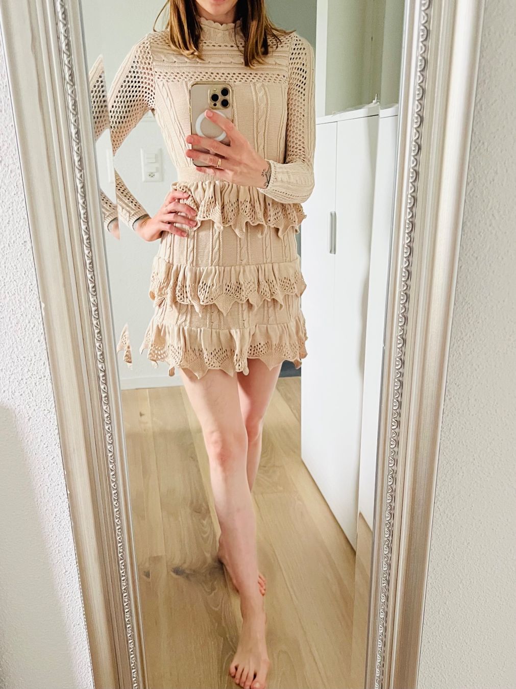 Robes: Beige Freizeitkleid – D'occasion à Hedingen par ewe_fra 1