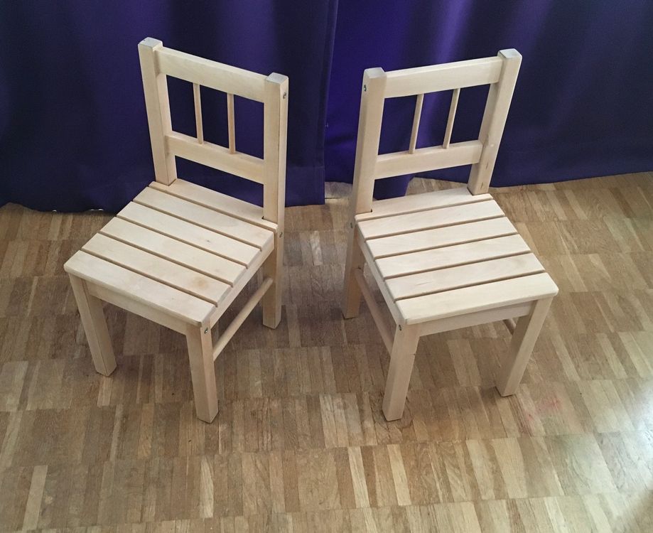 Zwei Kinderstühle Holz Kaufen auf Ricardo