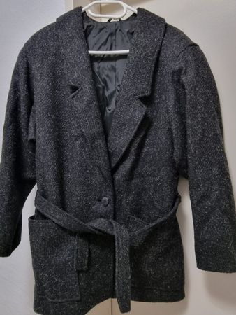 Jacke, Wollstoff  Gr. 36/38