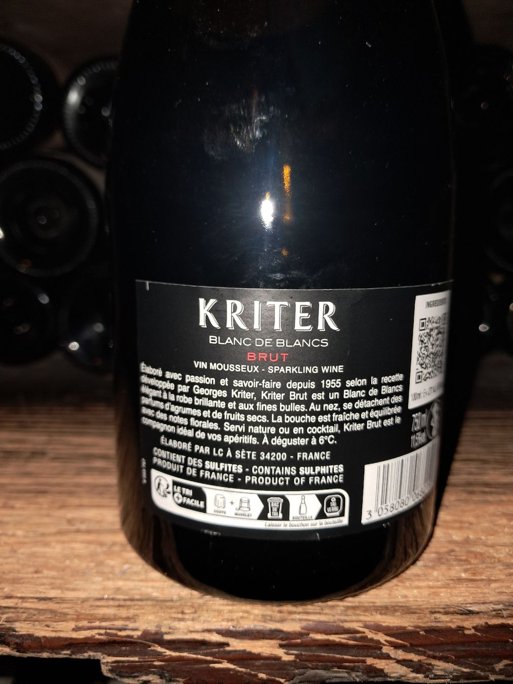 Vino: Kriter Brut Blanc de Blancs – Nuovo e nell'imballaggio originale da Le locle venduto da juliensaran 3