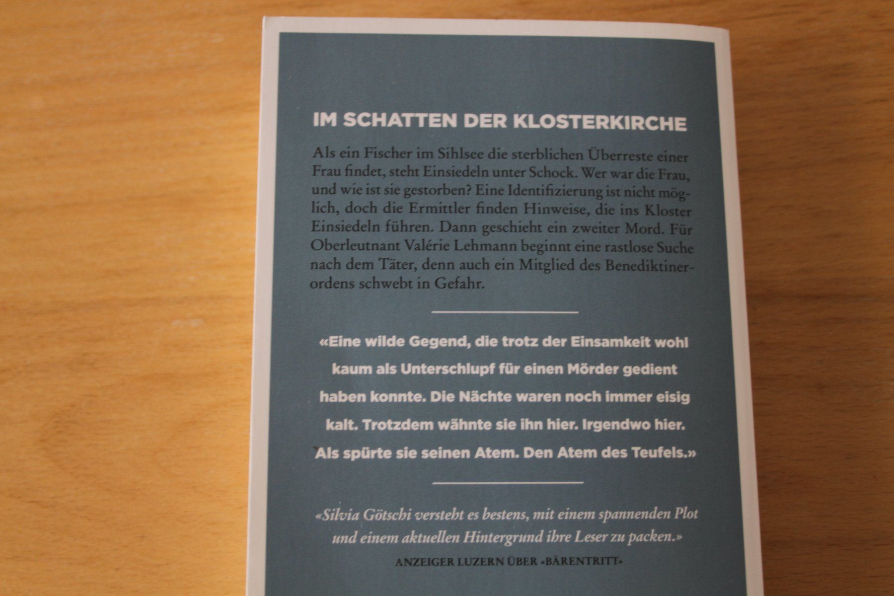 Libri: Sivia Götschi Einsiedeln Kriminalroman – Usato da Triesen venduto da cor_62ts 1