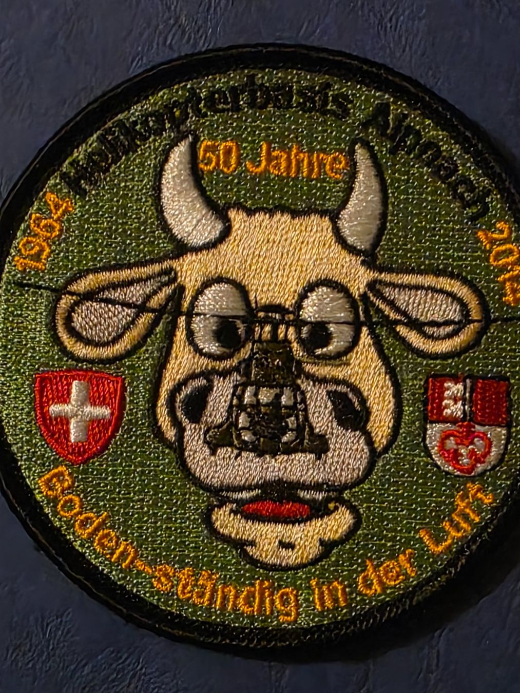 Armée suisse Plaquettes & Badges: Luftwaffe Abzeichen 50 J'arrête Alpnach – Neuf (Voir description) à Prangins par AdjEM08