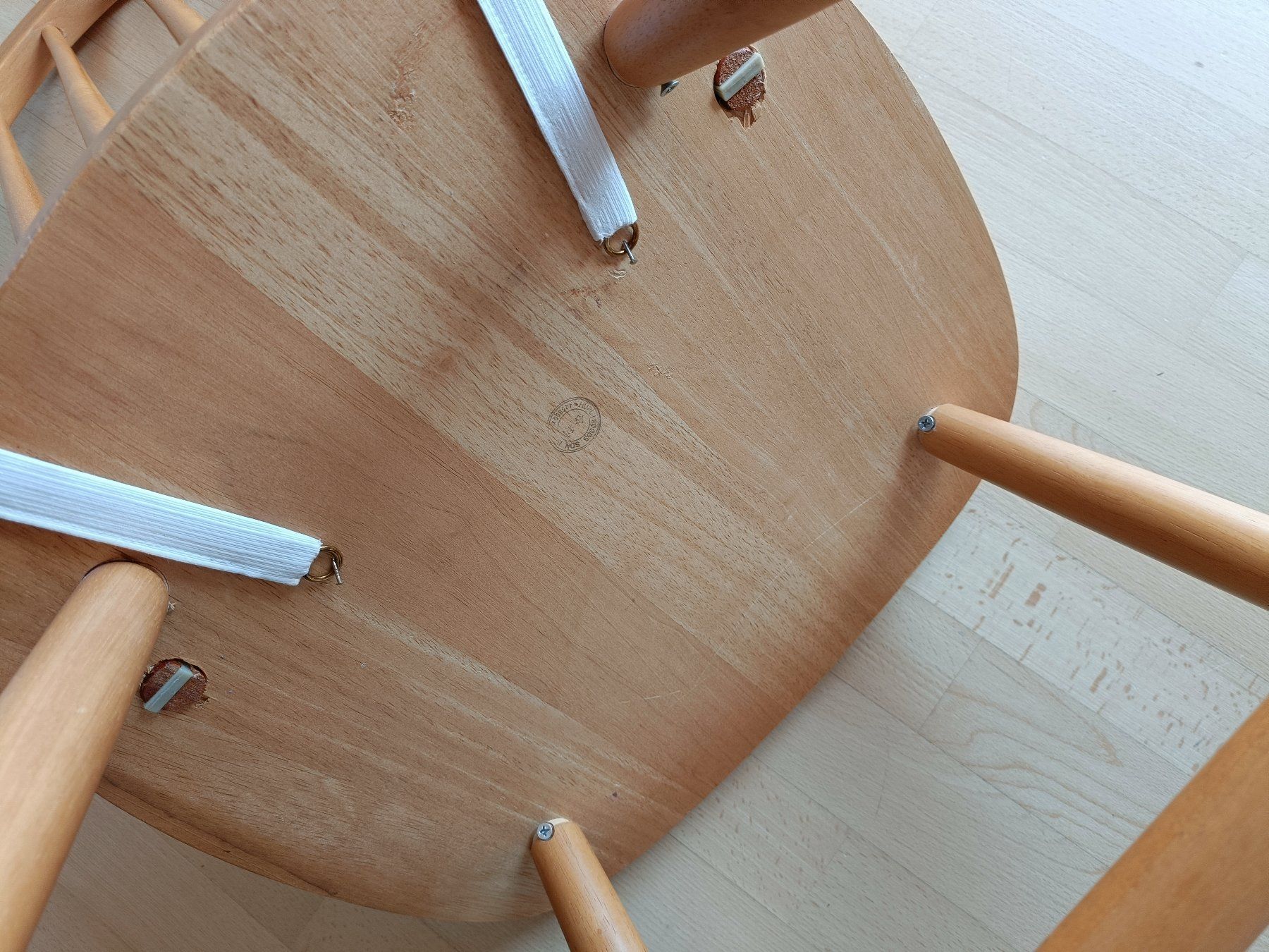 Sedie: Holzstuhl Vintage, massiv – Usato da Zürich venduto da chalio 6