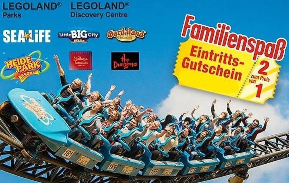 2 Fur 1 Gutschein Gardaland