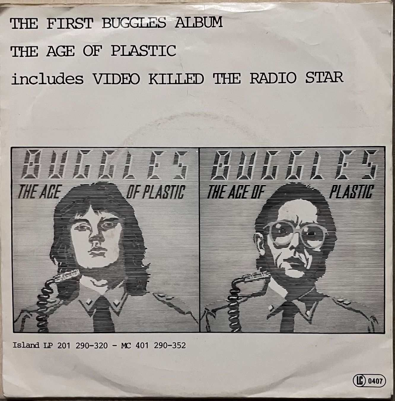 Vinyles: BUGGLES - THE PLASTIC AGE – D'occasion à Bussigny par vinyl-pas-cher 1