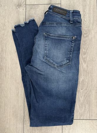 Damen skinny highwaist Jeans ONLY Blau Denim, Grösse 36 