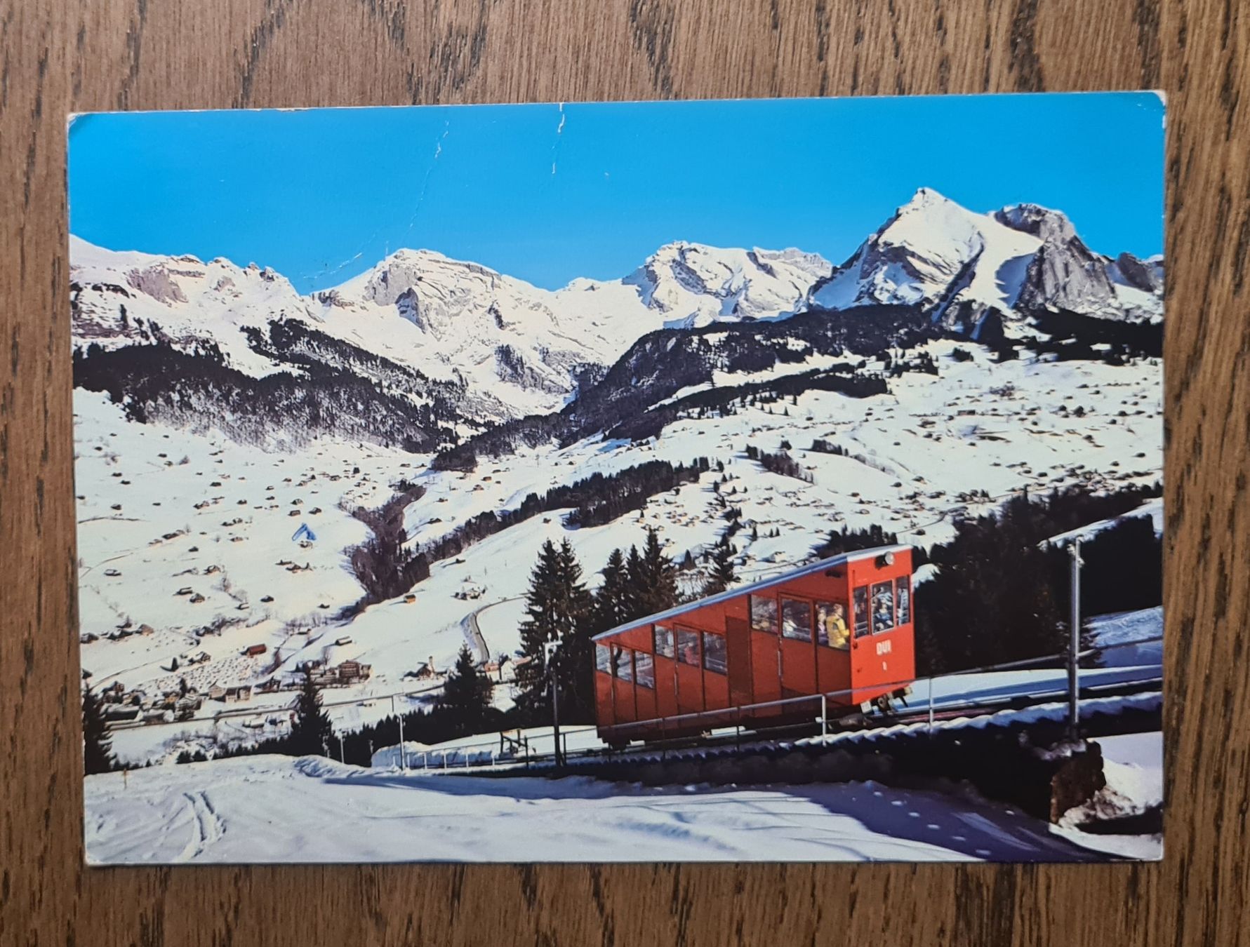 Cartoline postali: Unterwasser, Drahtseilbahn Litios mit Stoss 1970 – Usato da Ebikon venduto da Donar50