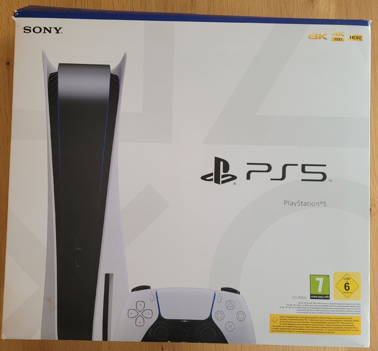 Sony Konsolen: PlayStation 5 Disc Edition CFI-1016A inkl. OVP, 2 Controller – Gebraucht aus Walzenhausen von Mitch3r13