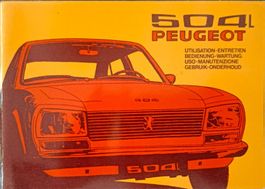 Betriebsanleitung - Peugeot 504