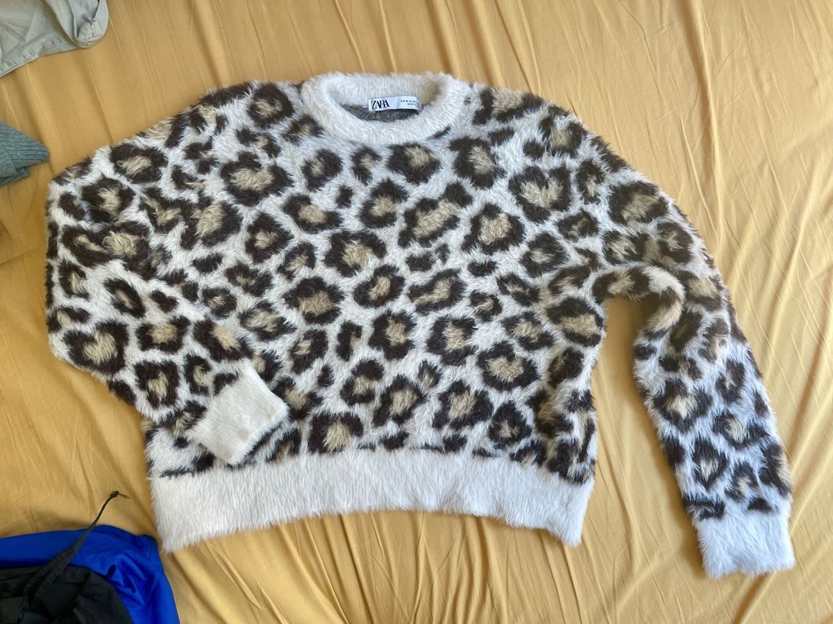Zara Maglioni & Felpe: Weicher Flausch Pullover, Leopard / Leo-Muster, ZARA Gr. M – Nuovo (secondo la descrizione) da Zürich venduto da Carlajimena 1