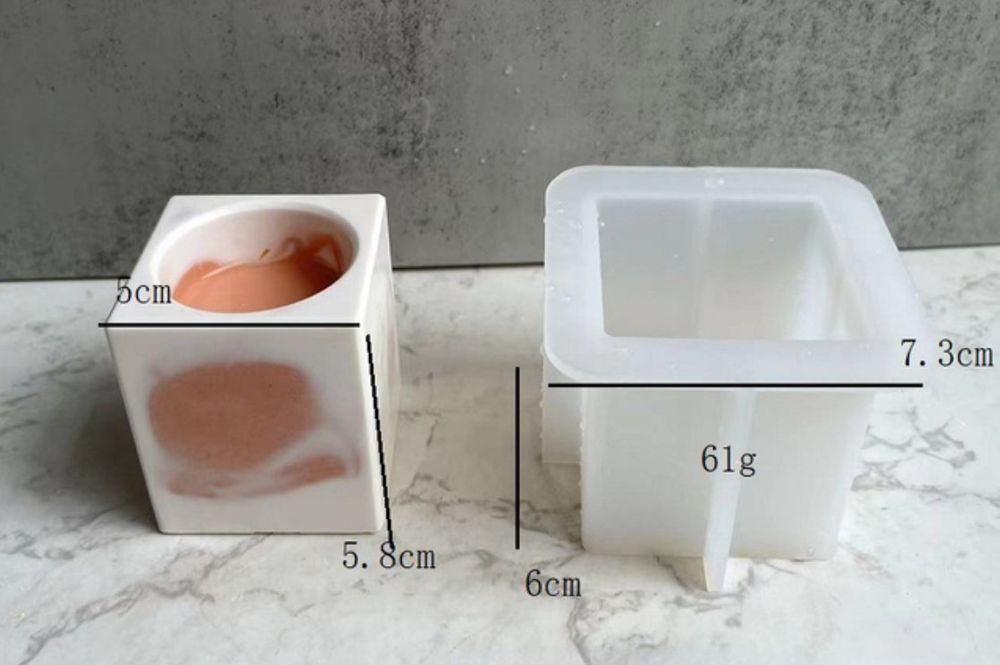 Silikonform Für Kerzenhalter & Kuchen - DIY Gi Produktbild-Vorschau 6