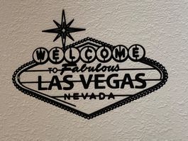 Las Vegas Sign - Las Vegas Schild Metall