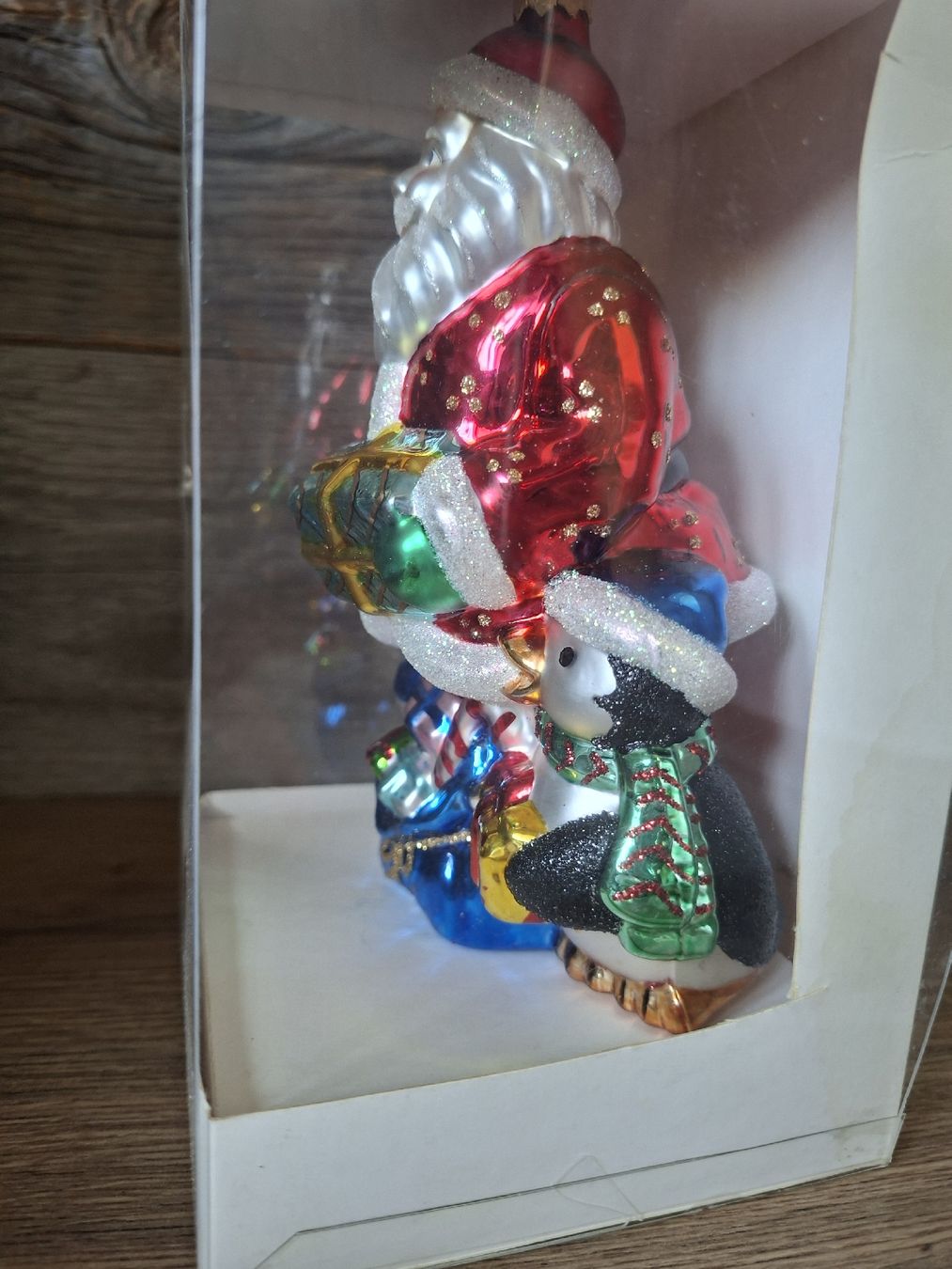 Tutte le decorazioni: neu: Sujet Weihnachtskugel Samichlaus Glas 14cm – Nuovo e nell'imballaggio originale da Nassen venduto da verrueckt 1