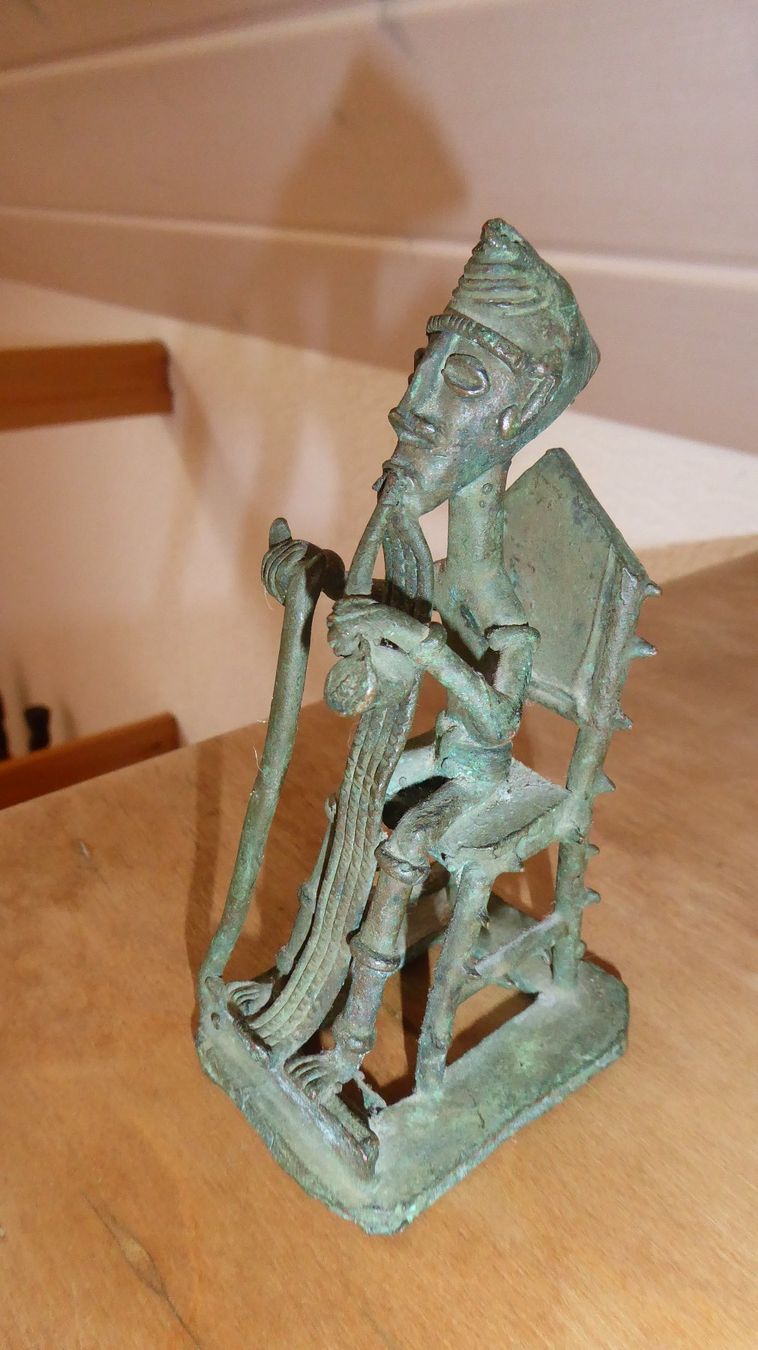 Sculture & Statue: Bronzefigur Westafrika. – Usato da Zullwil venduto da Dingo402 2