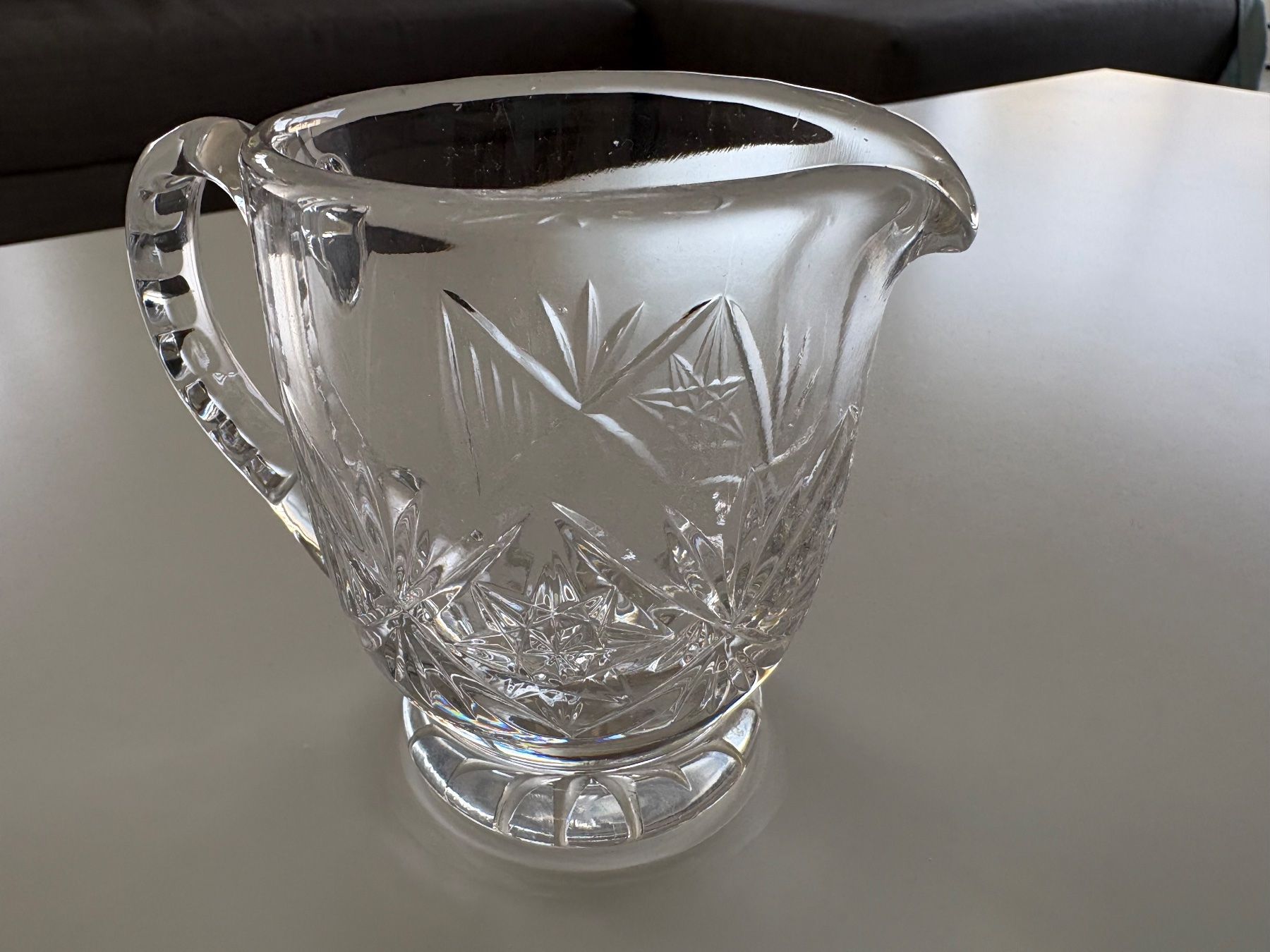 Bicchieri: Pot à lait en cristal de Pologne – Usato da Lausanne venduto da opi_92cn