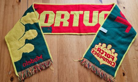 Portugal Fan Schal Fussball Modelo Forca Campeones