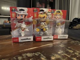 Amiibo Mario Hochzeit – Komplettes Set (Mario, Peach & Bowse