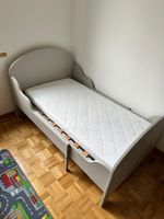 Ikea ausziehbares Kinderbett mit unpassender Matratze