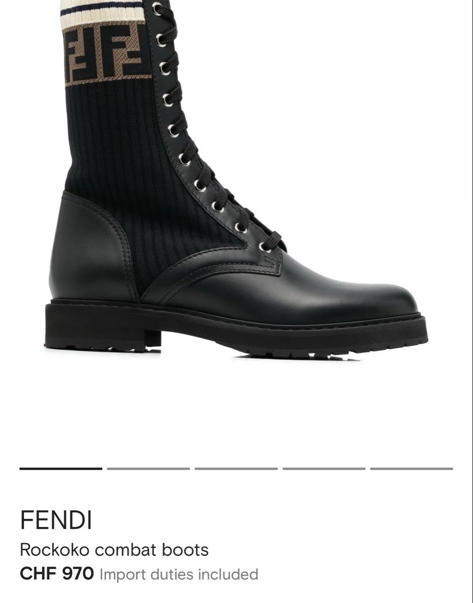 Fendi Scarpe da donna: FENDI Stiefel Rockoko Boots – Usato da Stäfa venduto da Nicole093 2
