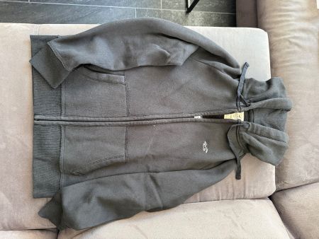 Hollister full-zip hoodie Black SIZE S
