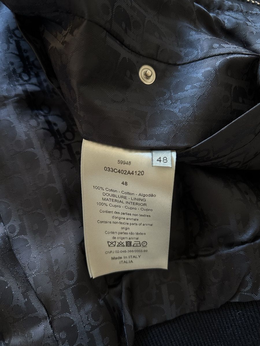Dior Giacche: Dior Air Dior Bomber Jacket , Navy Blue Size 48 – Usato da Zug venduto da mic_8hzn 5