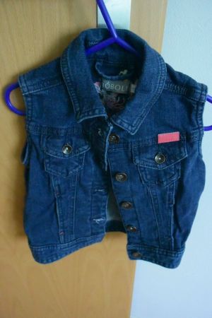 Neue schöne Jeansweste Gr. 98 (stretch)