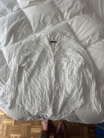 Chemise Brandy Melville blanc taille unique 