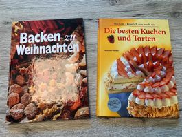 Kochbücher Backen zu Weinachten u. Kuchen und Torten