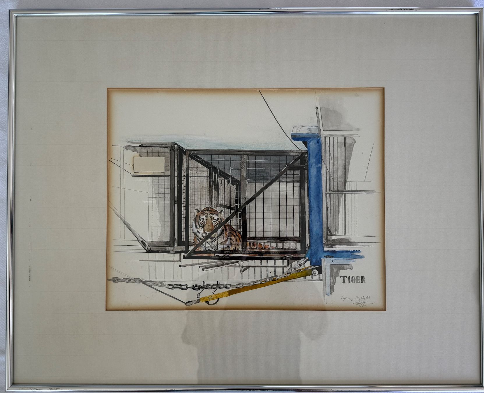 Tableaux: Rolf Knie Originalgemälde "Tiger" 1983 – D'occasion à Schindellegi par Haru5