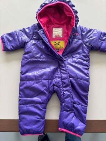Combinaison de ski bébé fille Arctix, 9 mois, violette.
