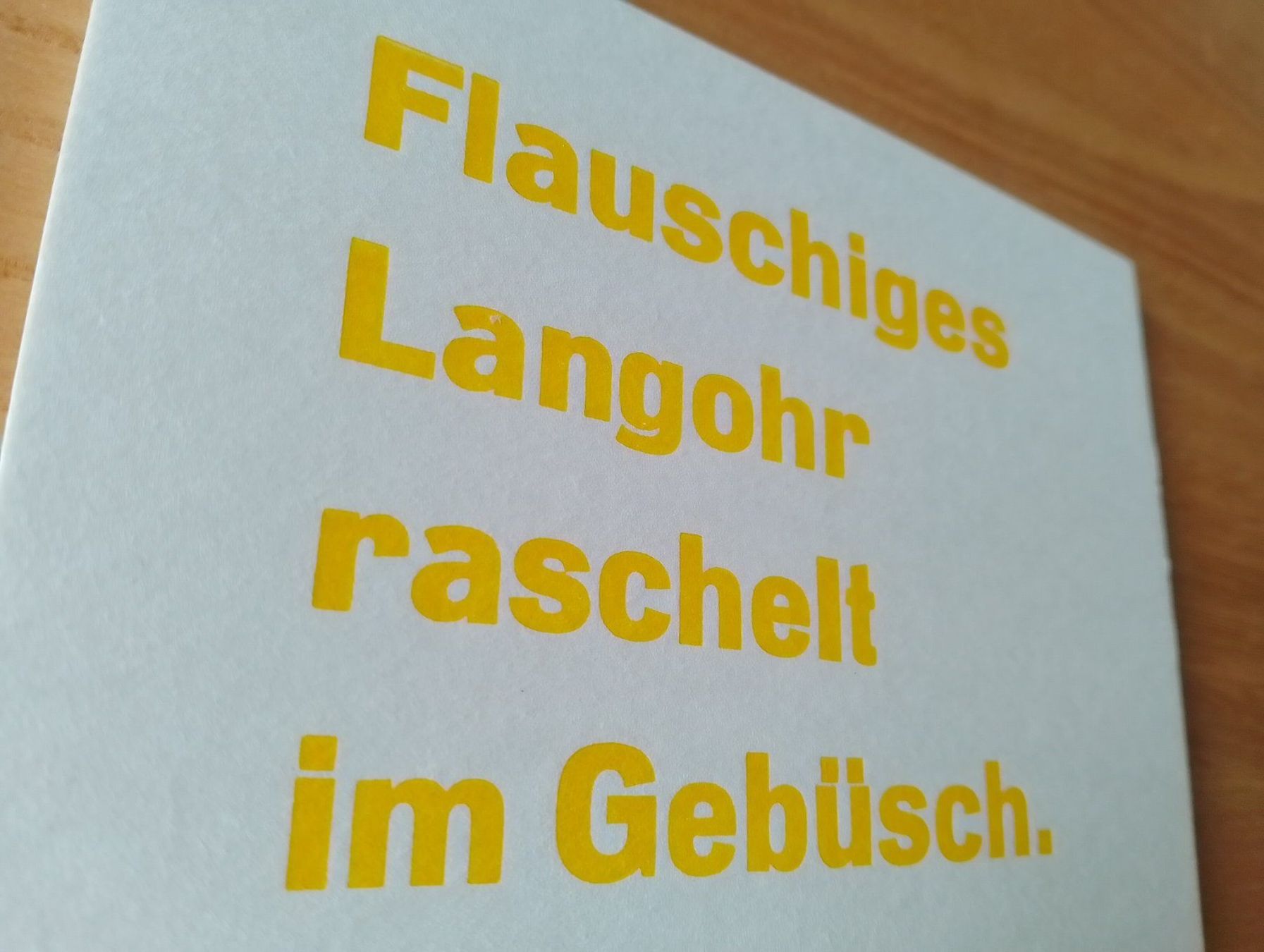 Cartoline: 4 Postkarten in Bleisatz auf Bierdeckel-Karton inkl. Couvert – Nuovo e nell'imballaggio originale da Luzern venduto da Seri4 1