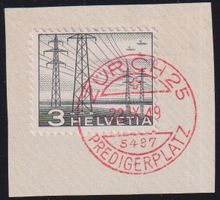 105x) Freimarke 297 mit Rote Stempel, sehe Scan