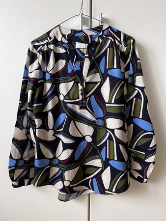 Seidensticker Bluse, Gr. 38, Baumwolle