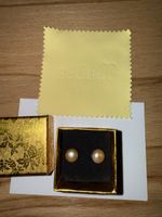 Sednai Ohrstecker mit Süsswasser-Zuchtperlen, Goldplattiert