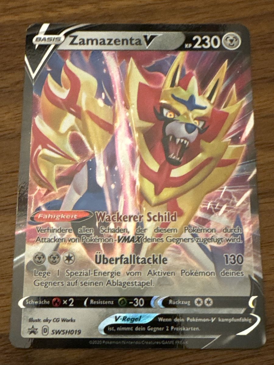 Pokémon Carte collezionabili: Zamazenta V – Usato da Küssnacht am Rigi venduto da POSTOMASTER
