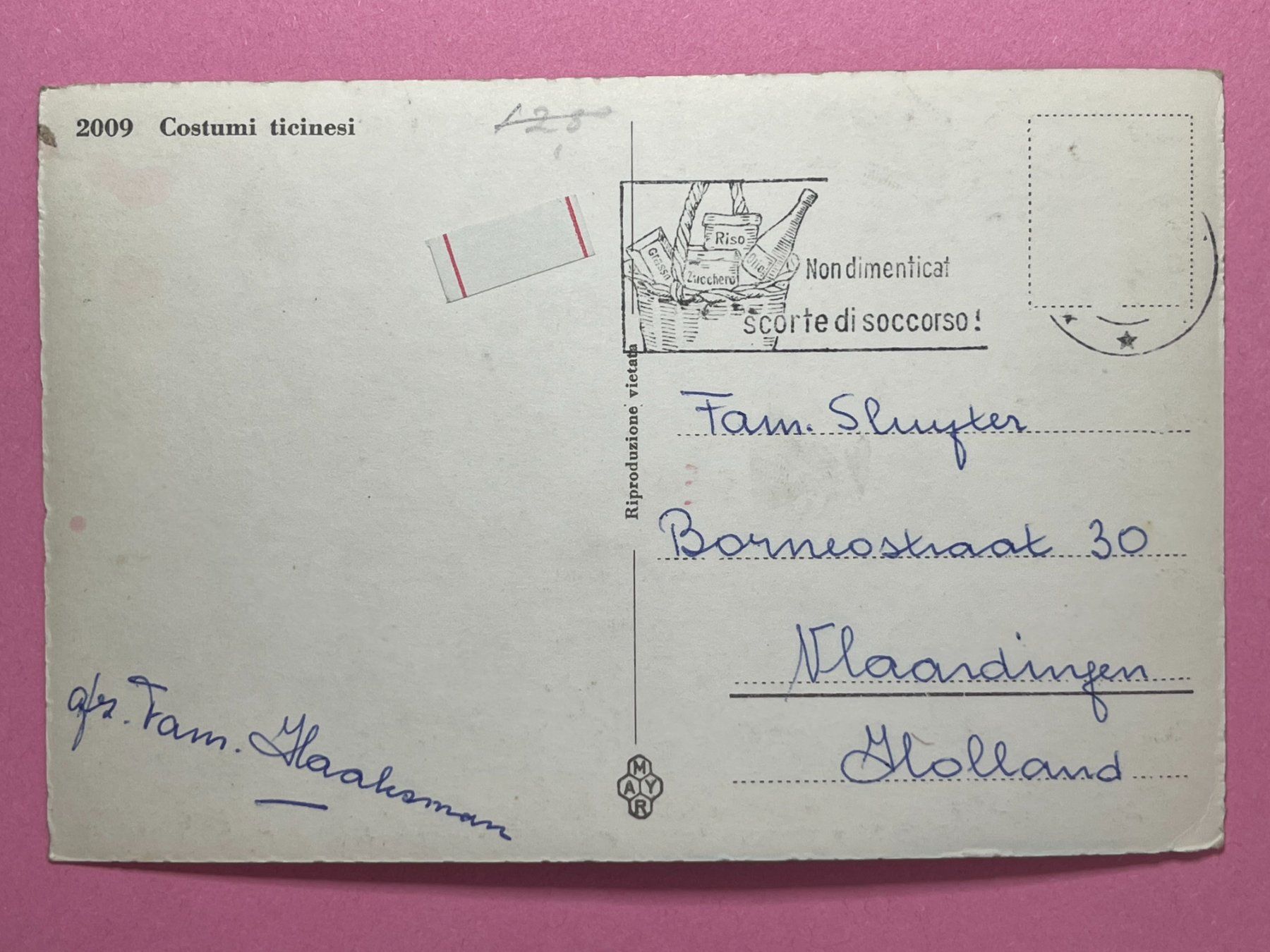 Cartoline postali: Costumi ticinesi – Usato da Steg VS venduto da danwer74 1