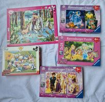 5x Ravensburger Puzzle Disney Prinzessinnen & Mickey Mouse
