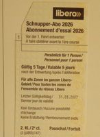 Schnupperabo Libero, 5-Tageskarte Libero