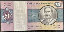 Brasilianische Banknote: 50 Cruzeiros - Selten! Sammler