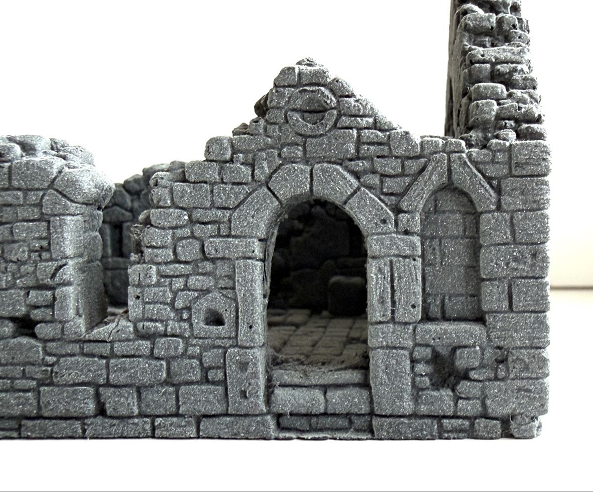 Noch Modelleisenbahnen: H0 Noch Kirche Ruine  – Neu (gemäss Beschreibung) aus Basel von Juland 4