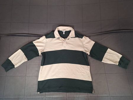 H&M striped long sleeve rubgy-shirt