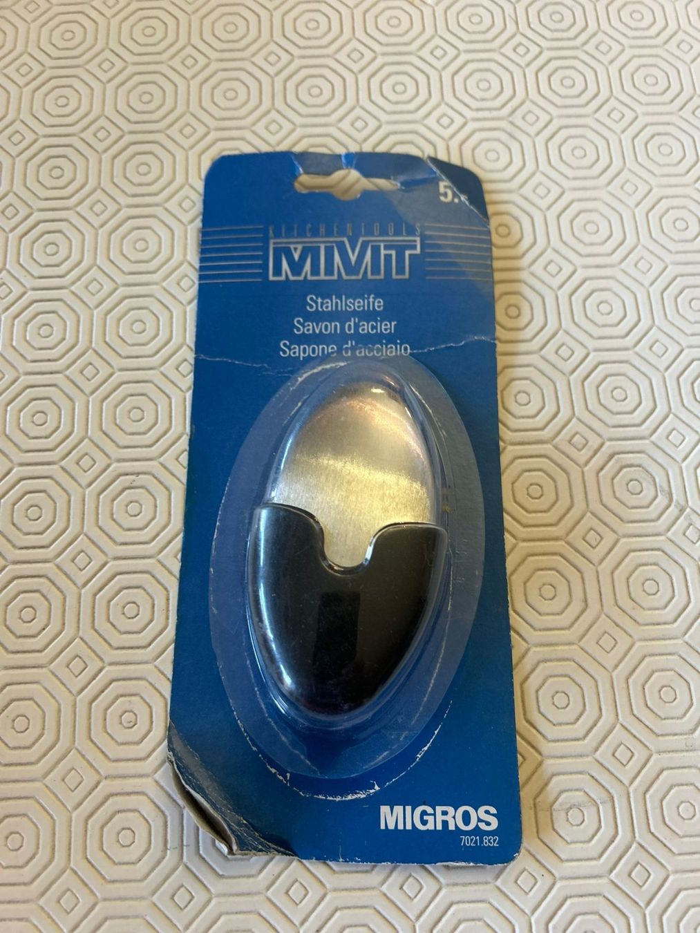 Pflegeprodukte: Sapone d'acciaio nuovo – Neu und originalverpackt aus Melano von H-Sara