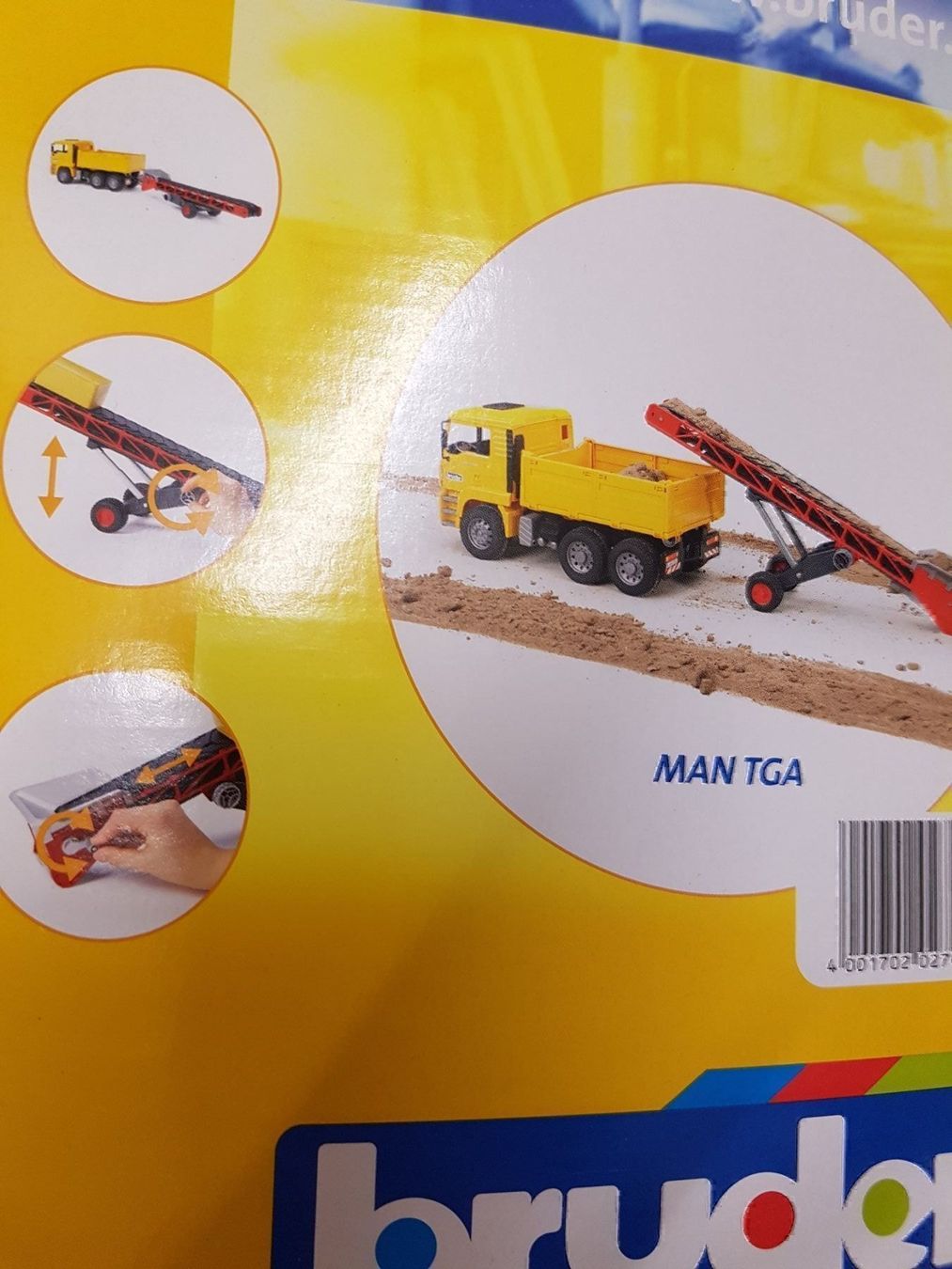 Giocattoli: Bruder Baustellen lkw mit Förderband – Nuovo e nell'imballaggio originale da Schwarzenburg venduto da flamingo1970 1
