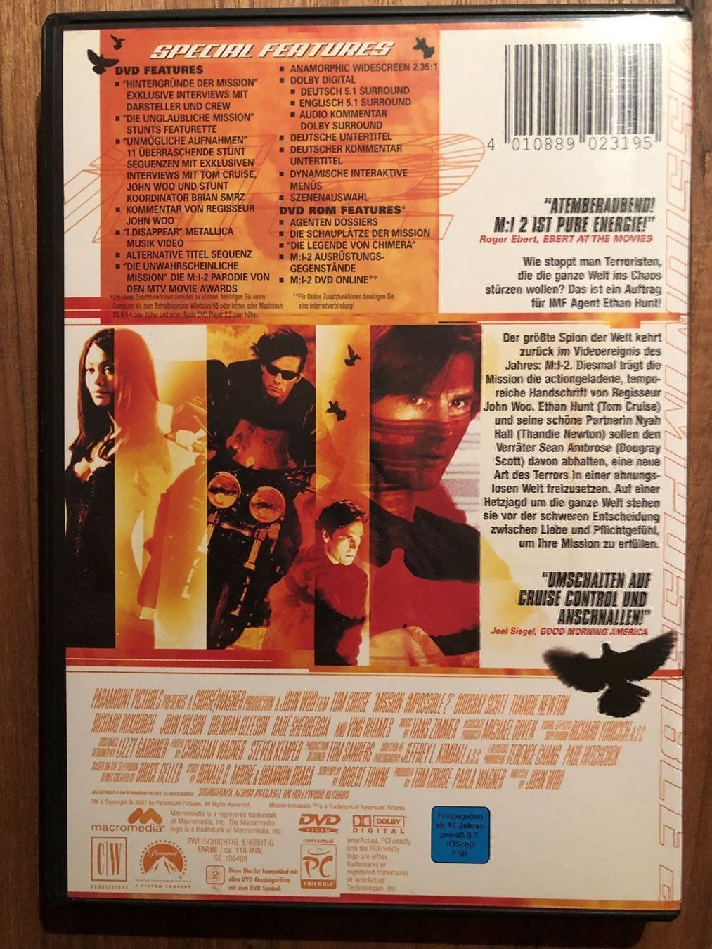 Tutti i DVDs: DVD M:i-2 – Usato da Belp venduto da brb66 1