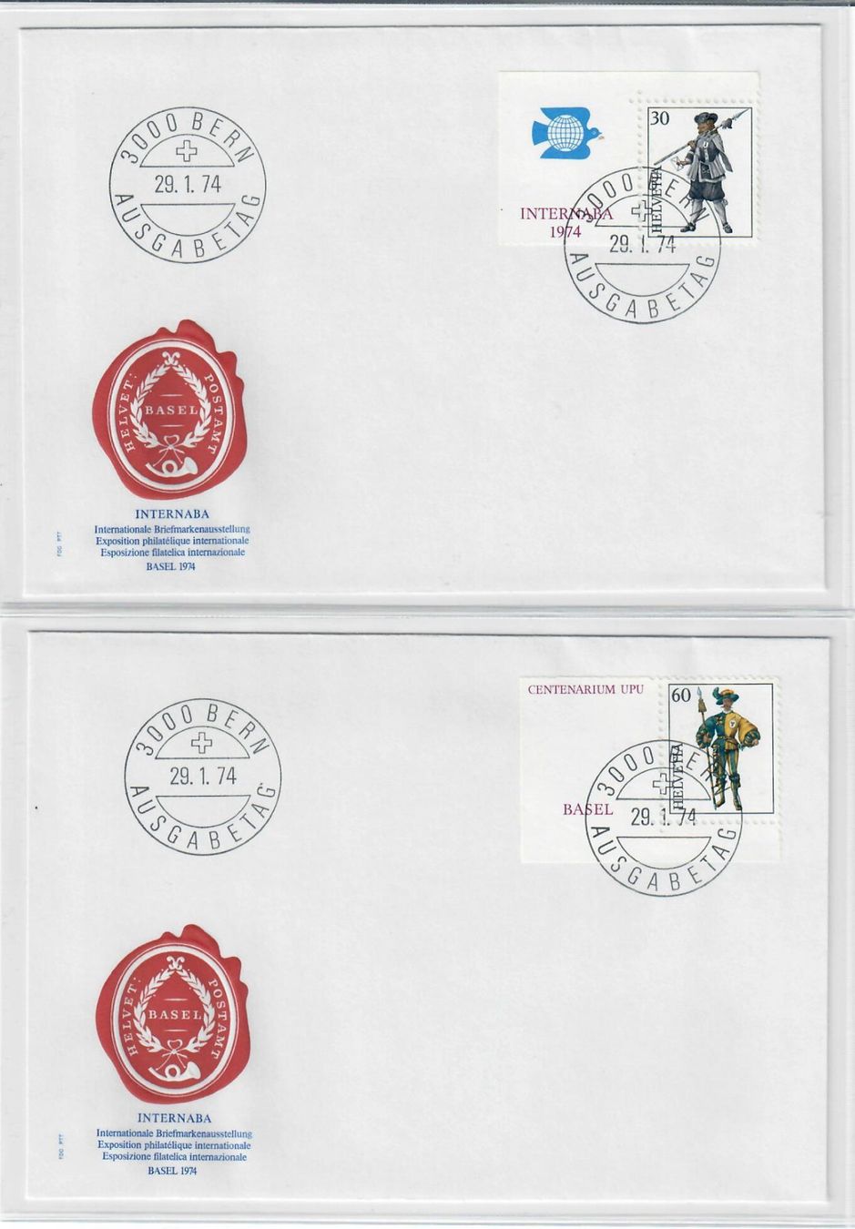 Tutti i francobolli: NABA BASEL 1971 FDC mit Blockausschnitte – Usato da Utzigen venduto da a8b9c0 1