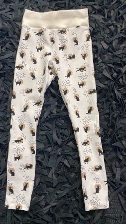Katze Büsi Leggings Gr. 134 Neu
