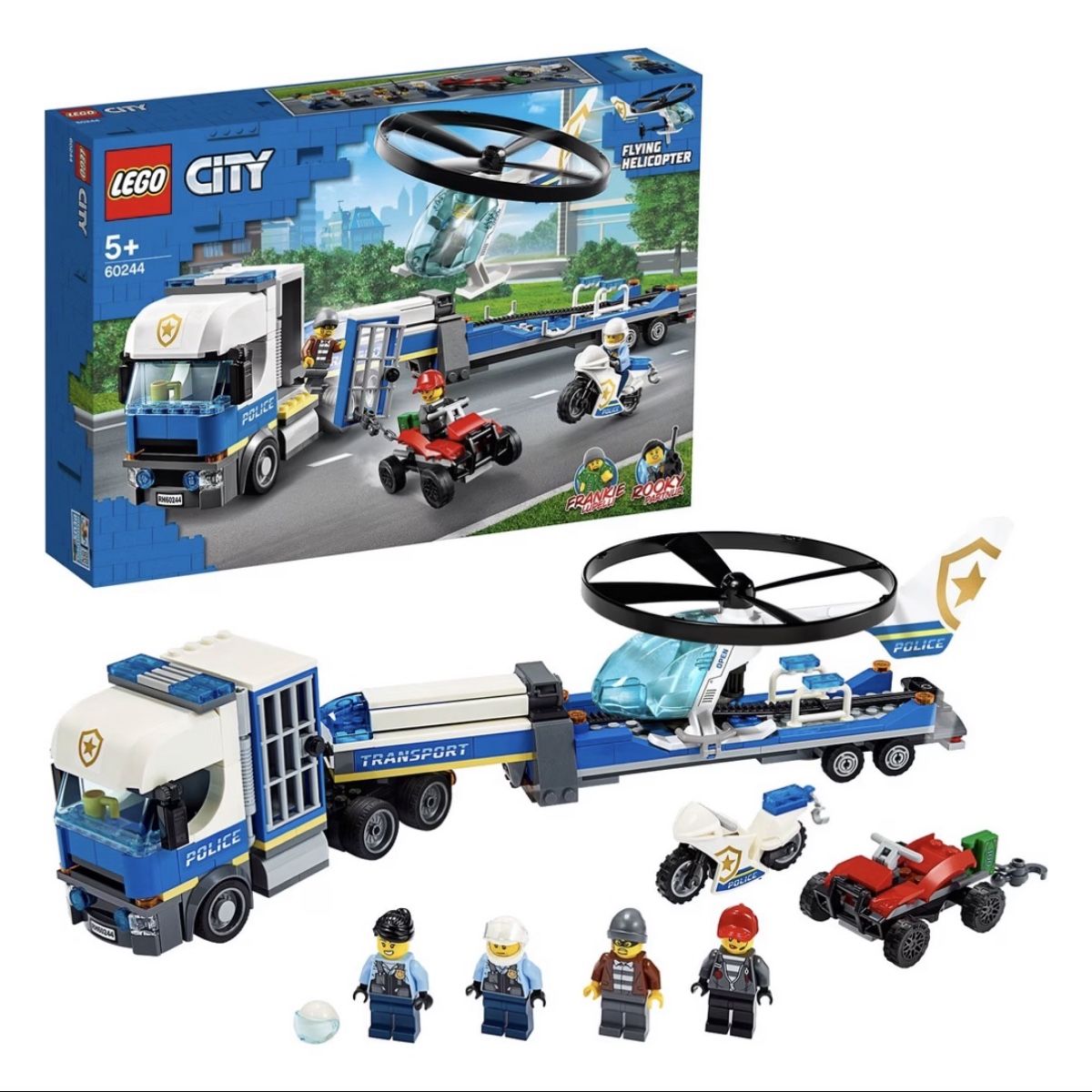Lego Giocattoli: LEGO Polizeihubschrauber-Transport – Usato da Kilchberg ZH venduto da blackseal 1