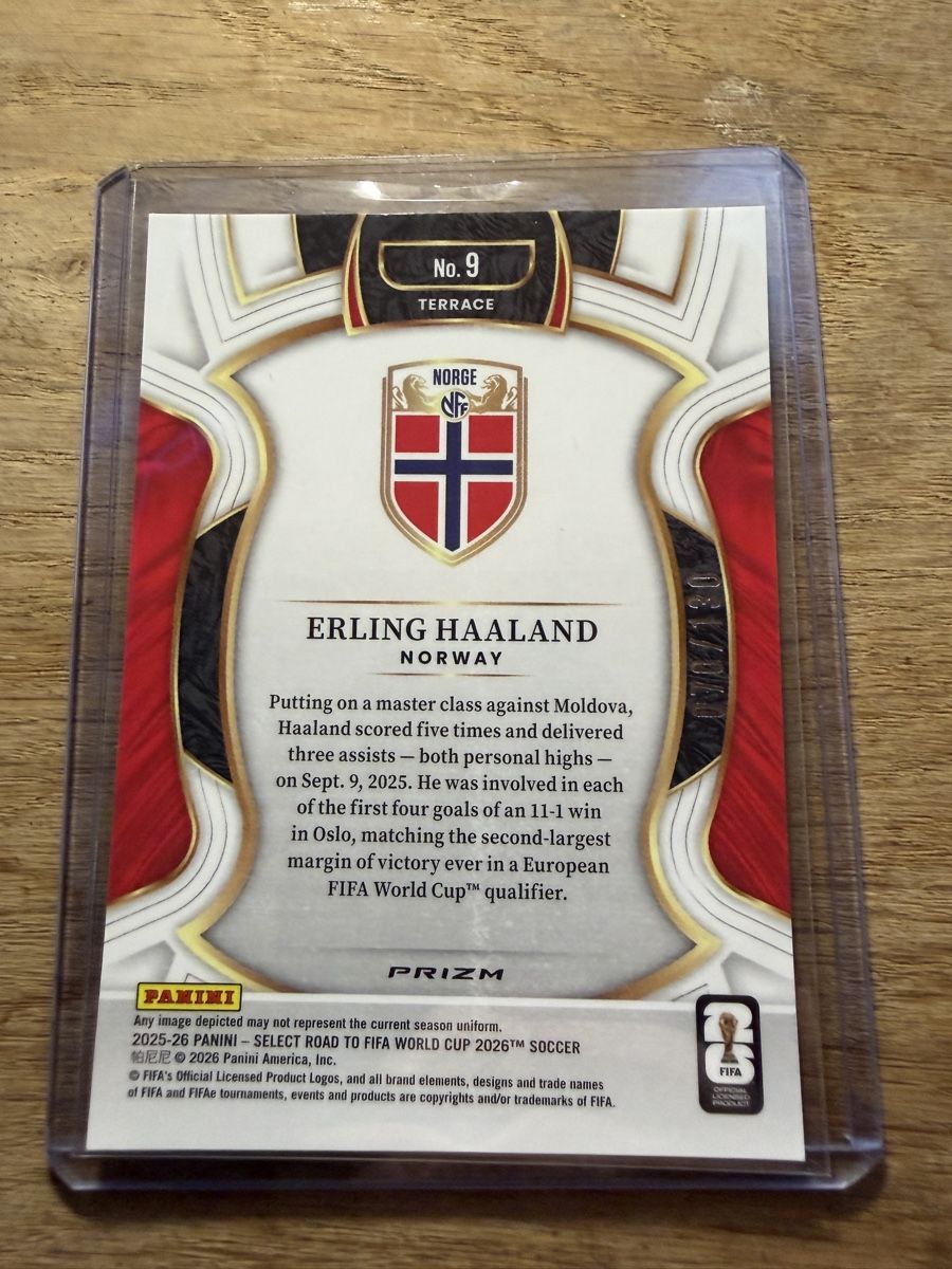 Panini Carte collezionabili: 2025 Panini Select Erling Haaland Bronze Checker /130 – Nuovo (secondo la descrizione) da Goldach venduto da pipinio 1